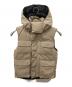 CANADA GOOSE（カナダグース）の古着「HUDSON/ハドソン ダウンベスト」｜ベージュ