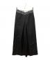 STUDIOUS（ステュディオス）の古着「Leather Belted Trousers」｜ブラック