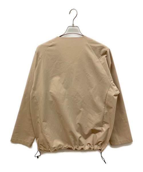Snow peak（スノーピーク）snow peak (スノーピーク) BEAUTY&YOUTH (ビューティーアンドユース) 別注 ポリエステル ジャケット ベージュ サイズ:Ｌの古着・服飾アイテム