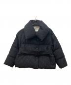 HER LIP TOハーリップトゥ）の古着「Lace Shell Belted Down Jacket」｜ブラック