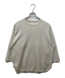 blurhms ROOTSTOCK（ブラームスルーツストック）の古着「Rough&Smooth Thermal Baseball Tee」｜グレー