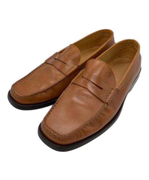 TOD'S（トッズ）TOD'S (トッズ) ペニーローファー ブラウン サイズ:7 1/2の古着・服飾アイテム