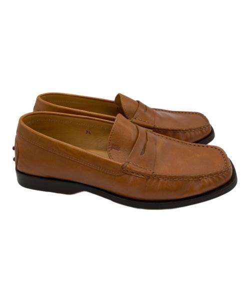 TOD'S（トッズ）TOD'S (トッズ) ペニーローファー ブラウン サイズ:7 1/2の古着・服飾アイテム