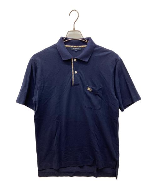 BURBERRY LONDON（バーバリーロンドン）BURBERRY LONDON (バーバリーロンドン) ポロシャツ ネイビー サイズ:Mの古着・服飾アイテム