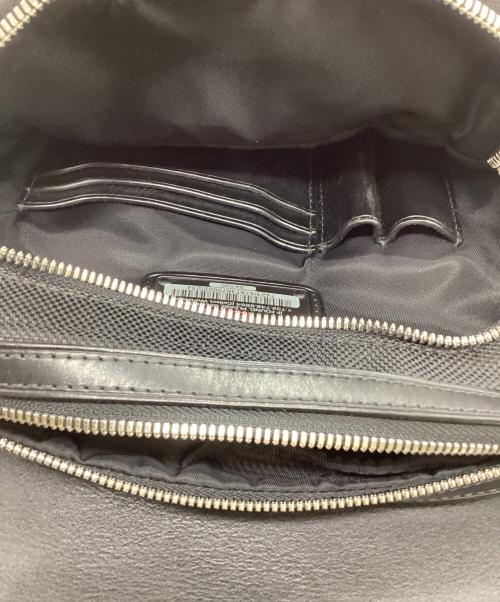 TUMI（トゥミ）TUMI (トゥミ) レザーナイロンショルダーバッグ ブラックの古着・服飾アイテム