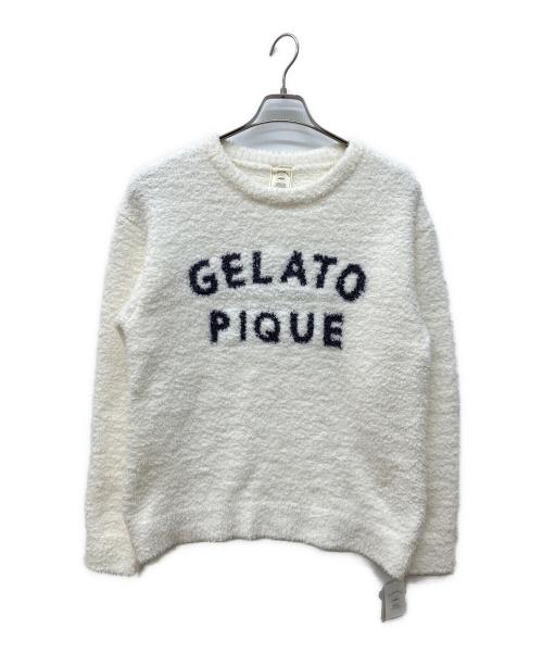 gelato pique（ジェラートピケ）gelato pique (ジェラートピケ) パウダーロゴジャガードプルオーバー＆ロングパンツセット ホワイト サイズ:FREE 未使用品の古着・服飾アイテム