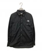 THE NORTH FACEザ ノース フェイス）の古着「L/S Nuptse Shirt（ロングスリーブ ヌプシ シャツ）」｜ブラック