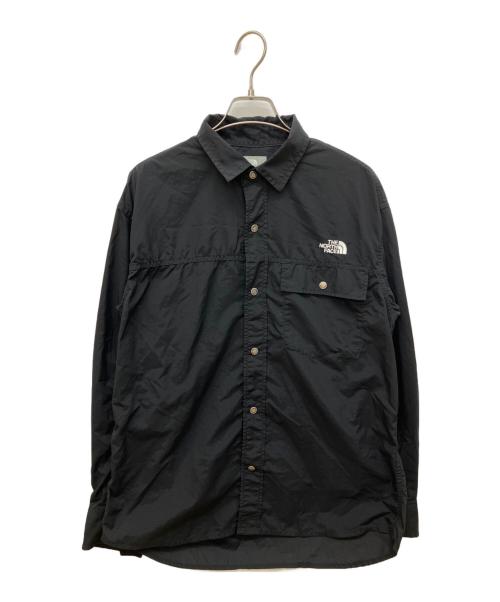 THE NORTH FACE（ザ ノース フェイス）THE NORTH FACE (ザ ノース フェイス) L/S Nuptse Shirt（ロングスリーブ ヌプシ シャツ） ブラック サイズ:Mの古着・服飾アイテム