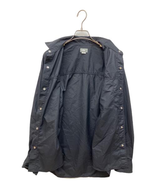 THE NORTH FACE（ザ ノース フェイス）THE NORTH FACE (ザ ノース フェイス) L/S Nuptse Shirt（ロングスリーブ ヌプシ シャツ） ブラック サイズ:Mの古着・服飾アイテム
