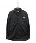 THE NORTH FACE（ザ ノース フェイス）の古着「L/S Nuptse Shirt（ロングスリーブ ヌプシ シャツ）」｜ブラック