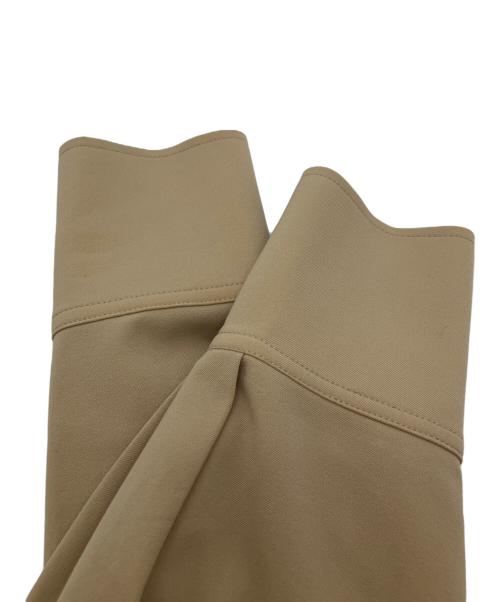 Adam et Rope（アダム エ ロペ）Adam et Rope (アダム エ ロペ) 2WAYギャバオーバーシャツ ベージュ サイズ:FREEの古着・服飾アイテム