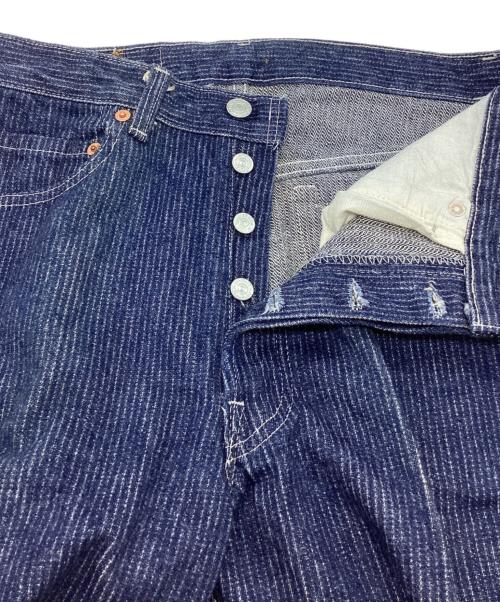LEVI'S（リーバイス）LEVI'S (リーバイス) 84年製 501-0119ヒッコリーパンツ　センタークリース加工　デニムパンツ インディゴ サイズ:Ｗ30×Ｌ34 未使用品の古着・服飾アイテム