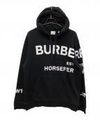 BURBERRYバーバリー）の古着「POULTER HFH フーディー スウェットパーカー」｜ブラック