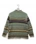 DRIES VAN NOTEN (ドリスヴァンノッテン) モヘアシルク混マルチボーダーハイネックニット グリーン サイズ:-：13000円