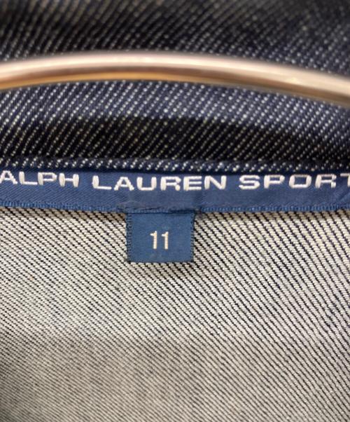 RALPH LAUREN SPORT（ラルフローレン スポーツ）RALPH LAUREN SPORT (ラルフローレン スポーツ) デニムテーラードジャケット インディゴ サイズ:11の古着・服飾アイテム