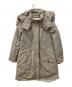 WOOLRICH（ウールリッチ）の古着「別注BOW BRIDGE ラビットファー ダウンコート」｜ベージュ