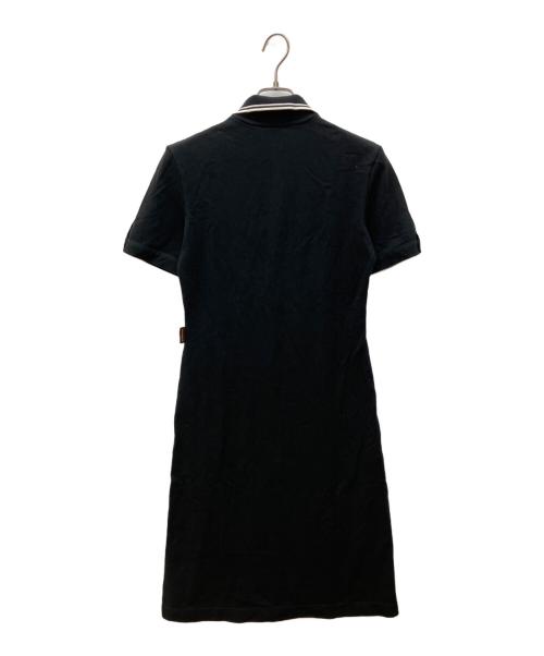 MONCLER（モンクレール）MONCLER (モンクレール) ポロシャツワンピース ブラック サイズ:Sの古着・服飾アイテム