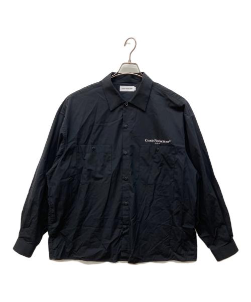 COOTIE PRODUCTIONS（クーティープロダクツ）COOTIE PRODUCTIONS (クーティープロダクツ) Broad L/S Work Shirt ブラック サイズ:Lの古着・服飾アイテム