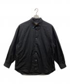 COOTIE PRODUCTIONS×BARACUTAクーティープロダクツ×バラクータ）の古着「「EWP Oxford B.D. Shirts」 オックスフォードボタンダウンシャツ」｜ブラック