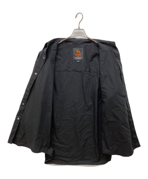 COOTIE PRODUCTIONS（クーティープロダクツ）COOTIE PRODUCTIONS (クーティープロダクツ) BARACUTA (バラクータ) 「EWP Oxford B.D. Shirts」 オックスフォードボタンダウンシャツ ブラック サイズ:Lの古着・服飾アイテム