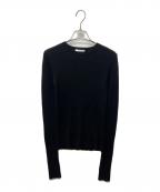 UNITED ARROWS TOKYOユナイテッドアローズトウキョウ）の古着「リブクルーネックニット」｜ブラック