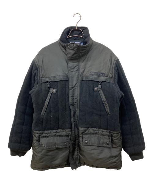POLO SPORT（ポロスポーツ）POLO SPORT (ポロスポーツ) 90's USA-RL フリースジャケット ブラック サイズ:Lの古着・服飾アイテム