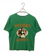Hysteric Glamourヒステリックグラマー）の古着「プリントTシャツ」｜グリーン