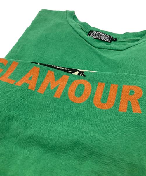 Hysteric Glamour（ヒステリックグラマー）Hysteric Glamour (ヒステリックグラマー) プリントTシャツ グリーン サイズ:Lの古着・服飾アイテム