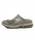 NEW BALANCE (ニューバランス) ミュールスニーカー グレー サイズ:27.5：5000円