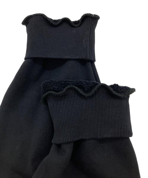 MM6 Maison Margiela（エムエムシックスメゾンマルジェラ）MM6 Maison Margiela (エムエムシックスメゾンマルジェラ) リバーシブル裏毛パーカーワンピース ブラック サイズ:Ｓの古着・服飾アイテム