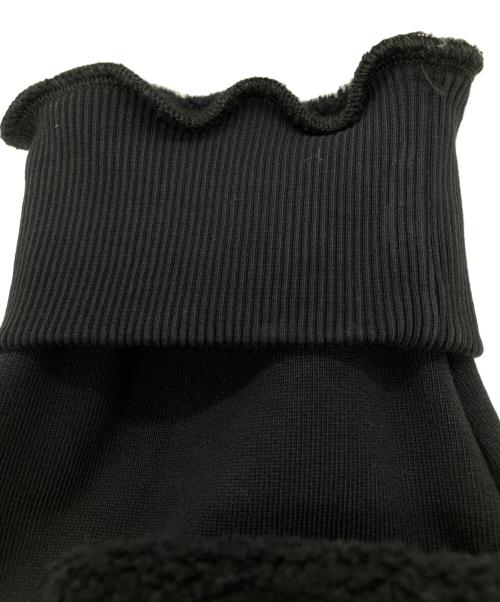 MM6 Maison Margiela（エムエムシックスメゾンマルジェラ）MM6 Maison Margiela (エムエムシックスメゾンマルジェラ) リバーシブル裏毛パーカーワンピース ブラック サイズ:Ｓの古着・服飾アイテム