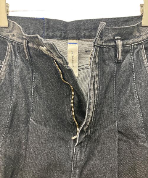 SHINYA KOZUKA（シンヤコズカ）SHINYA KOZUKA (シンヤコズカ) Dameged Ordinary City Baggy ブラック サイズ:Sの古着・服飾アイテム