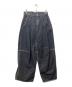 SHINYA KOZUKA（シンヤコズカ）の古着「Dameged Ordinary City Baggy」｜ブラック