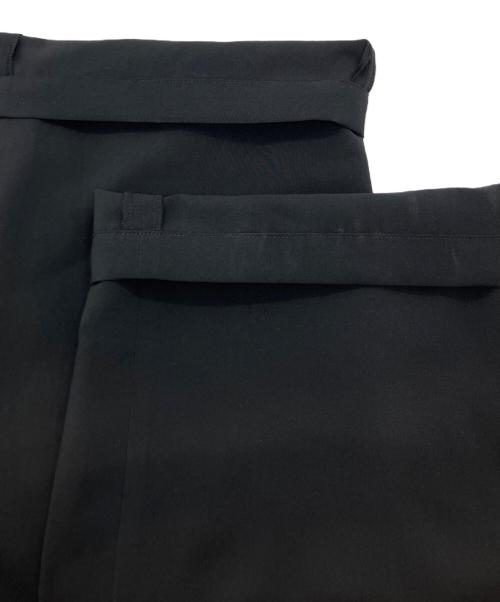 sayatomo（サヤトモ）SAYATOMO (サヤトモ) 2-Tack Wide Slacks ブラック サイズ:1の古着・服飾アイテム