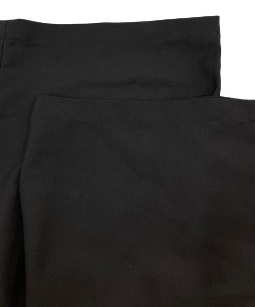 soerte（ソエルテ）soerte (ソエルテ) 3タックワイドバルーントラウザー ブラック サイズ:1の古着・服飾アイテム