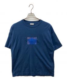 YOKE（ヨーク）の古着「Abstract Embroited T-shirt」｜ネイビー
