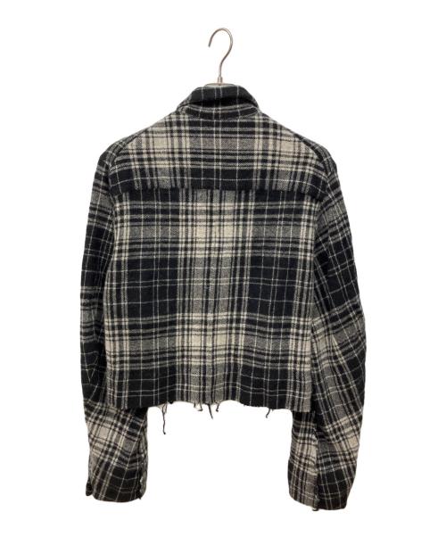 SUNSEA（サンシー）SUNSEA (サンシー) SHRINKAGE BLOUSON 改 チェック ジャケット ブラック サイズ:2の古着・服飾アイテム