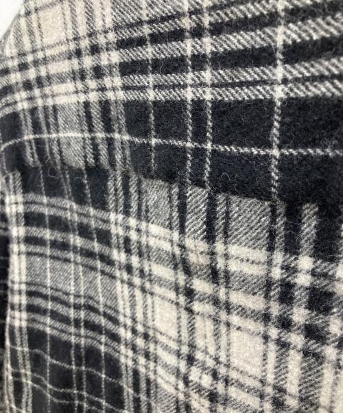 SUNSEA（サンシー）SUNSEA (サンシー) SHRINKAGE BLOUSON 改 チェック ジャケット ブラック サイズ:2の古着・服飾アイテム