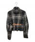 SUNSEA（サンシー）の古着「SHRINKAGE BLOUSON 改 チェック ジャケット」｜ブラック