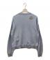 ACNE STUDIOS (アクネ ストゥディオズ) ロゴプリント ダメージ加工スウェットクルーネックシャツ スカイブルー サイズ:XS：25000円