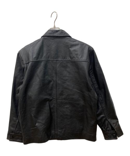 GAP（ギャップ）GAP (ギャップ) ジップアップレザージャケット ブラック サイズ:XXLの古着・服飾アイテム