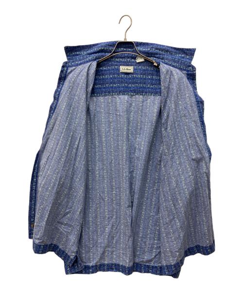 L.L.Bean（エルエルビーン）L.L.Bean (エルエルビーン) 総柄半袖シャツ ブルー サイズ:XXLの古着・服飾アイテム