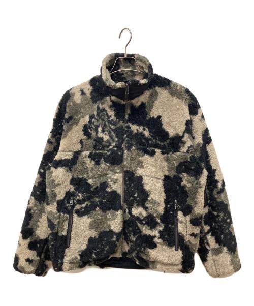BAL（バル）BAL (バル) PULSE PATTERN FLEECE JACKET ブラック サイズ:Mの古着・服飾アイテム
