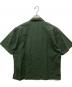 MHL (マーガレットハウエル) HIGH TWISTED COTTON POPLIN SS SHIRT　ハイトゥイステッド コットン ポプリン ショートスリーブ シャツ　半袖シャツ カーキ サイズ:S：6000円