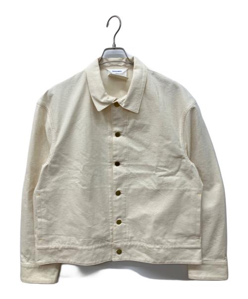 digawel（ディガウェル）DIGAWEL (ディガウェル) ネップ加工ブルゾン アイボリー サイズ:3の古着・服飾アイテム