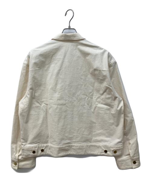 digawel（ディガウェル）DIGAWEL (ディガウェル) ネップ加工ブルゾン アイボリー サイズ:3の古着・服飾アイテム