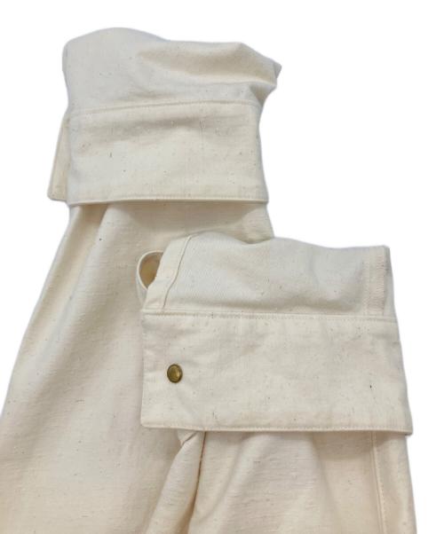 digawel（ディガウェル）DIGAWEL (ディガウェル) ネップ加工ブルゾン アイボリー サイズ:3の古着・服飾アイテム