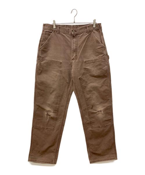 CarHartt（カーハート）CarHartt (カーハート) ダブルニーペインターパンツ ブラウン サイズ:W36の古着・服飾アイテム