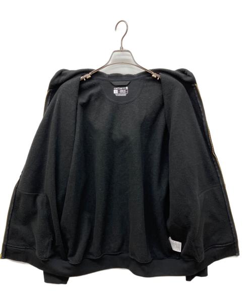 CarHartt（カーハート）CarHartt (カーハート) Midweight Hooded Zip Front　ジップアップパーカー ブラック サイズ:Lの古着・服飾アイテム