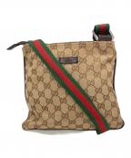 GUCCIグッチ）の古着「ショルダーバッグ」｜ベージュ
